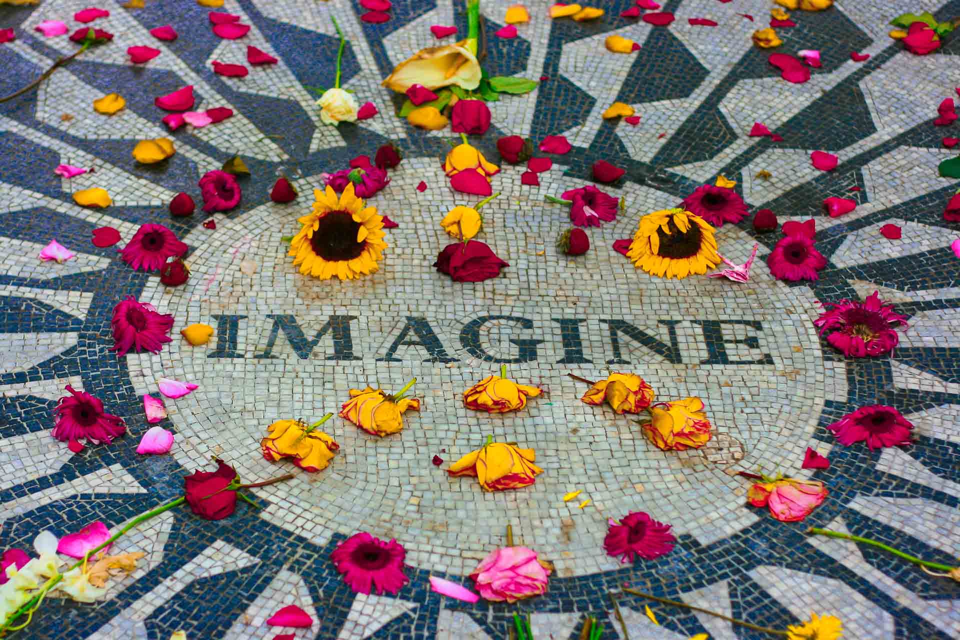 Imagine mosaic in New York City's Central Park