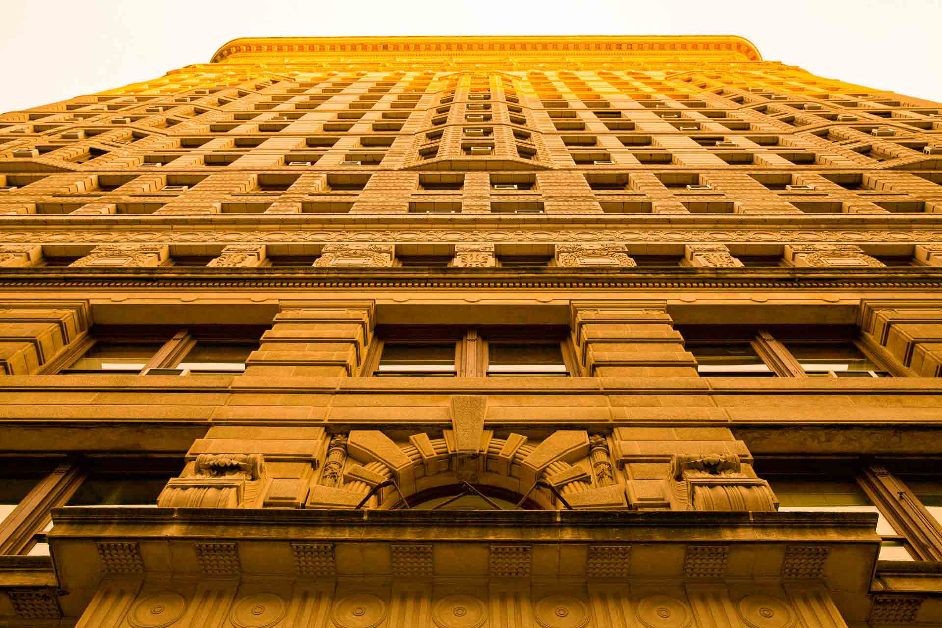 the Flatiron building in New York City